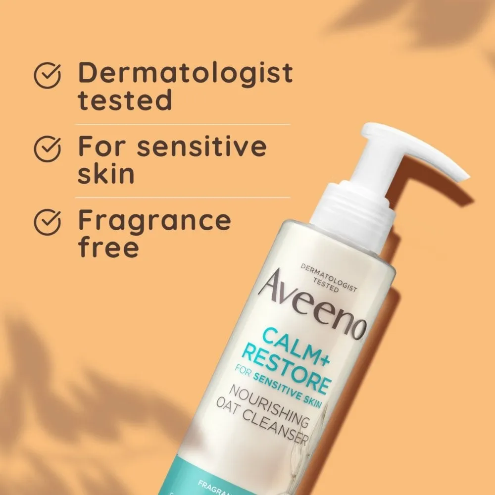 Aveeno Face Calm and Restore Morning Nourish Routine