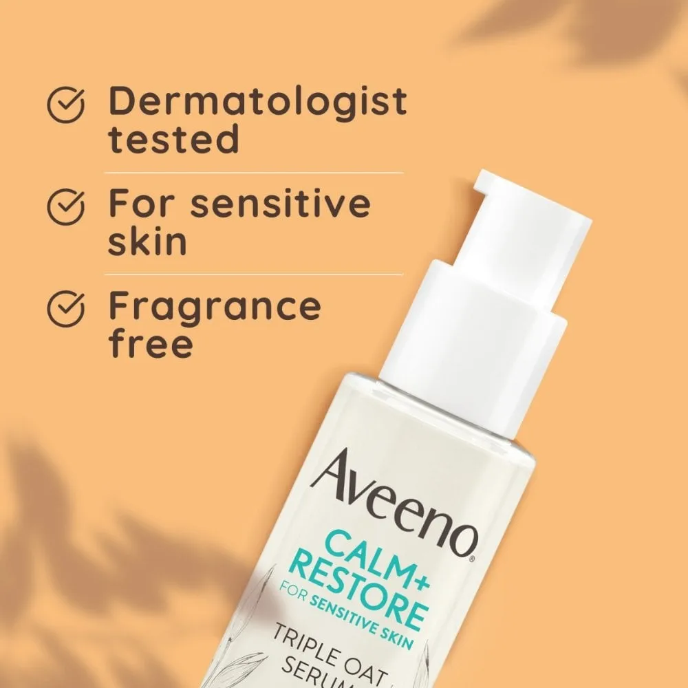 Aveeno Face Calm and Restore Morning Nourish Routine