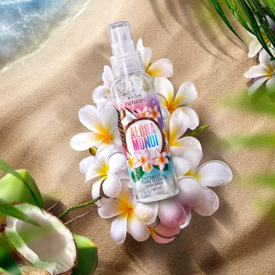 Avon Naturals Aloha Monoi Coconut & Tiare Flower Body Mist - 100ml