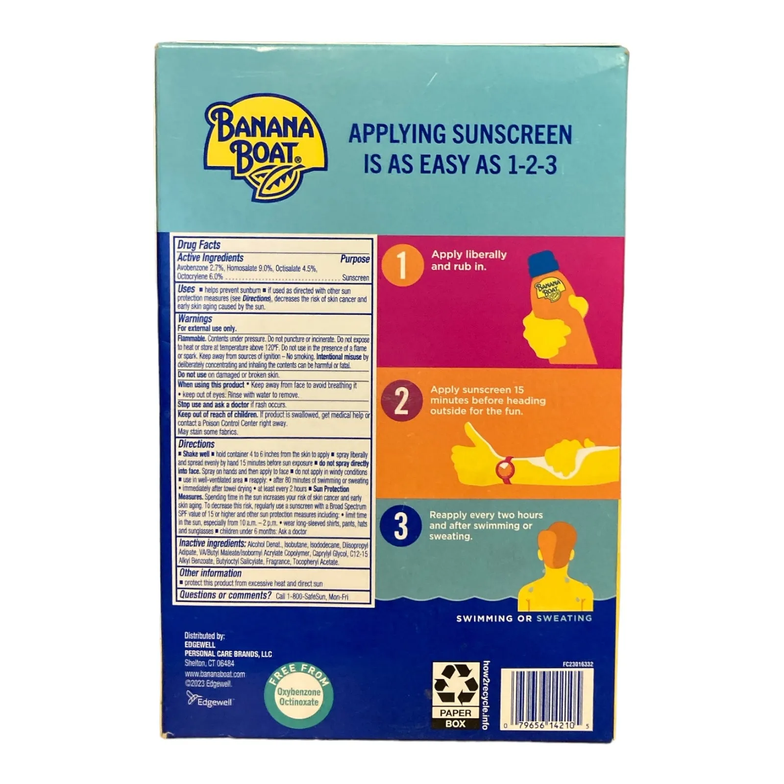 Banana Boat Sport Water and Sweat Resistant Ultra Sunscreen 50  SPF (3 pk.)