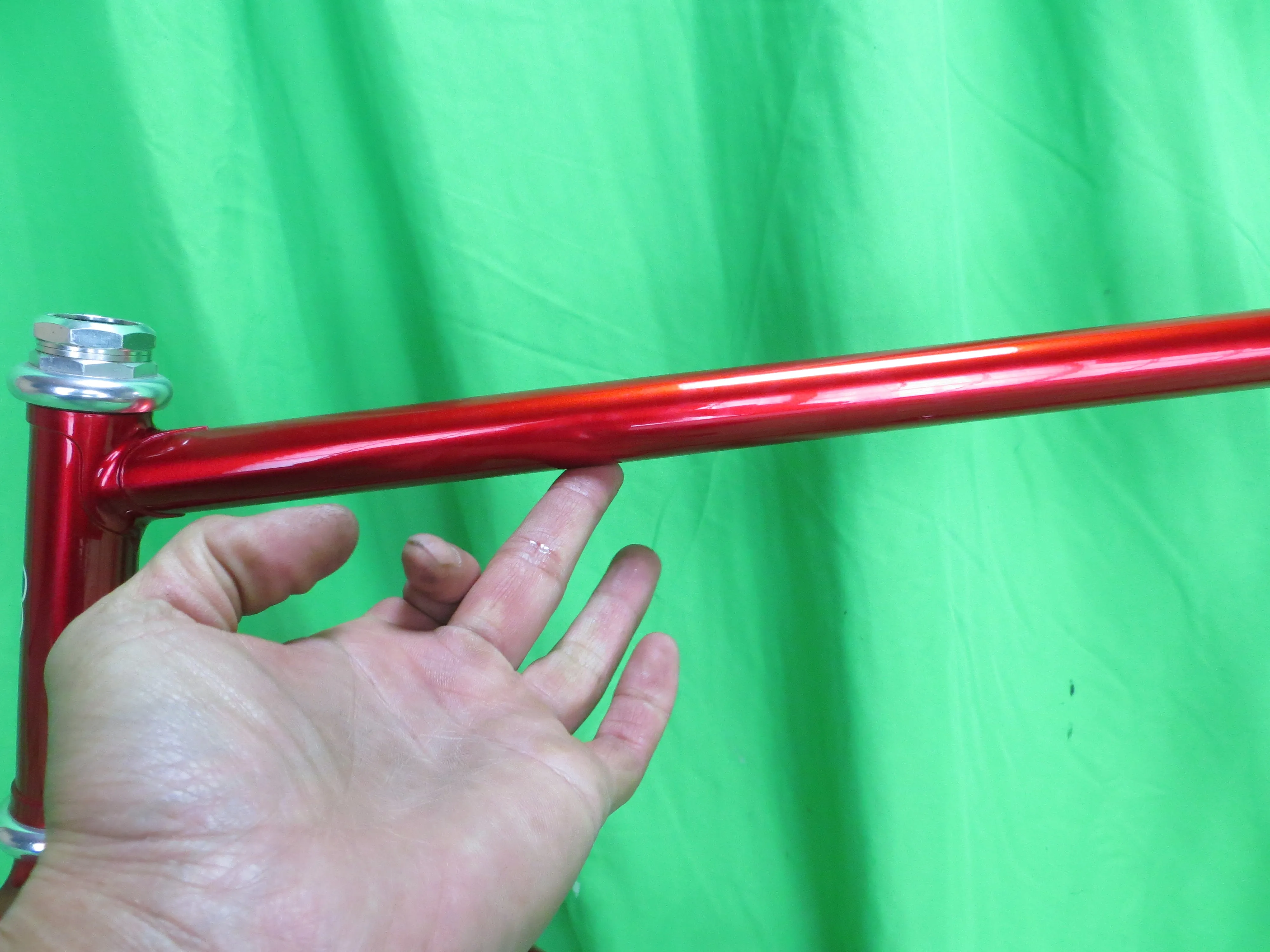 Bridgestone Columbus Max Fork // Candy Red Metallic // 54cm