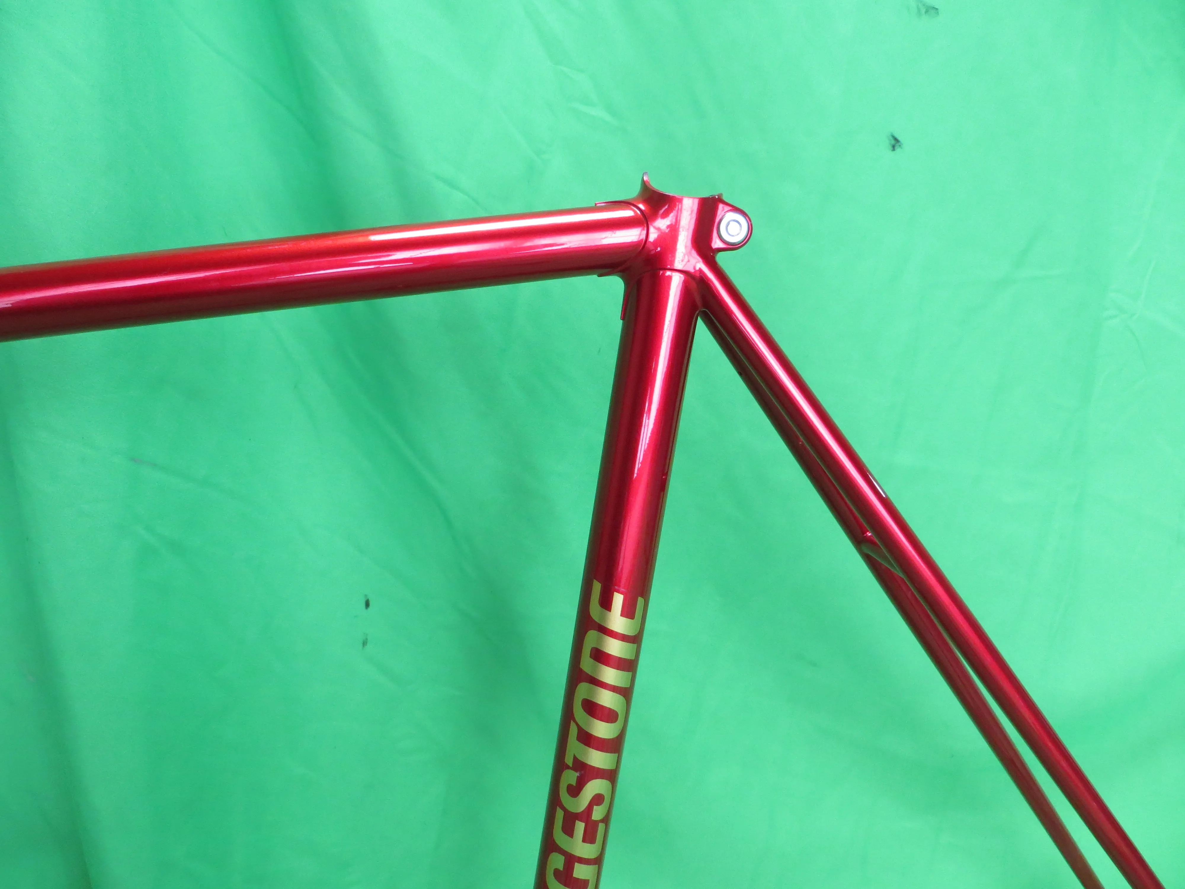 Bridgestone Columbus Max Fork // Candy Red Metallic // 54cm