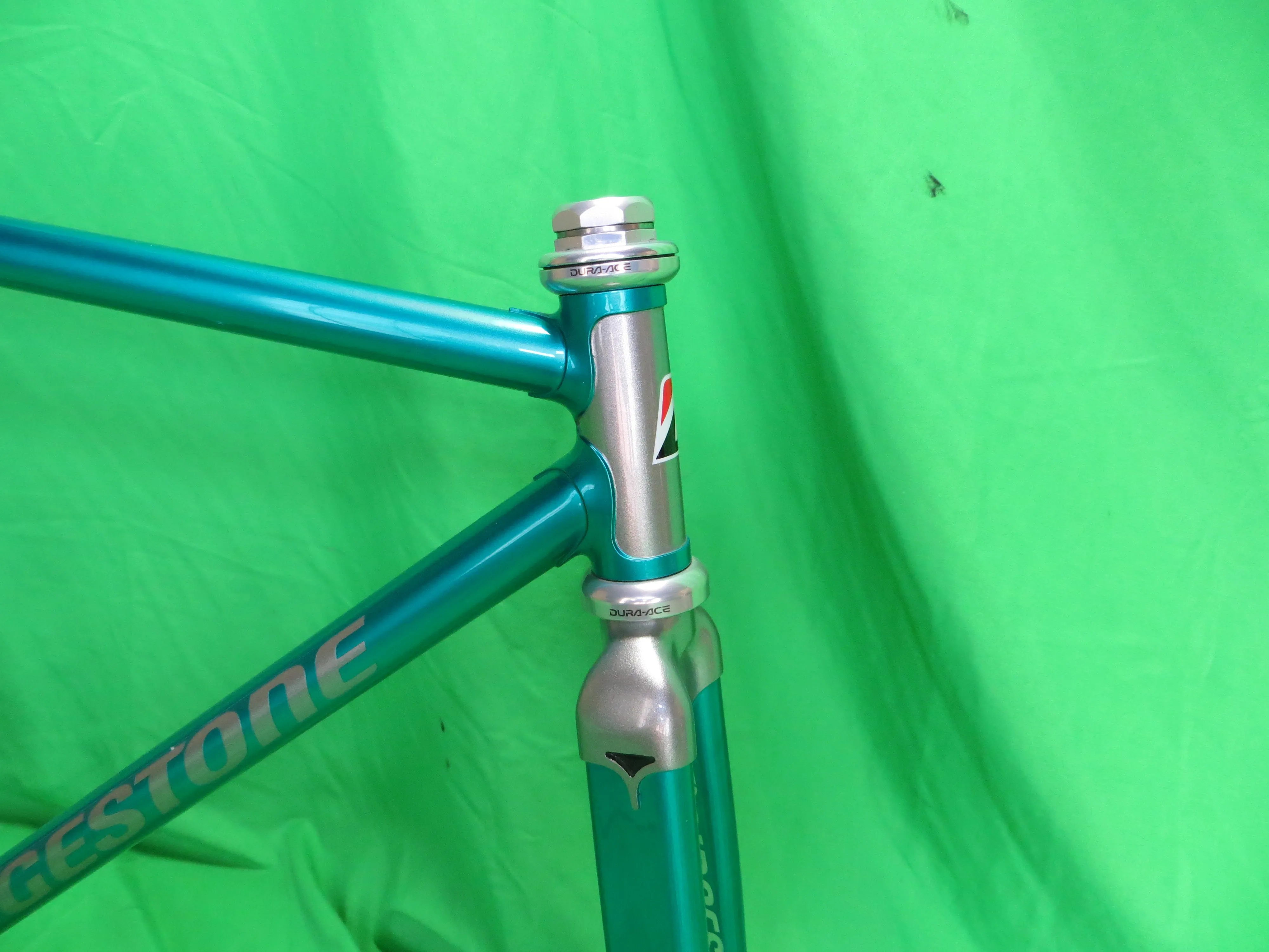 Bridgestone Columbus Max Fork // Light Blue Metallic / Silver Fade // 50.5cm