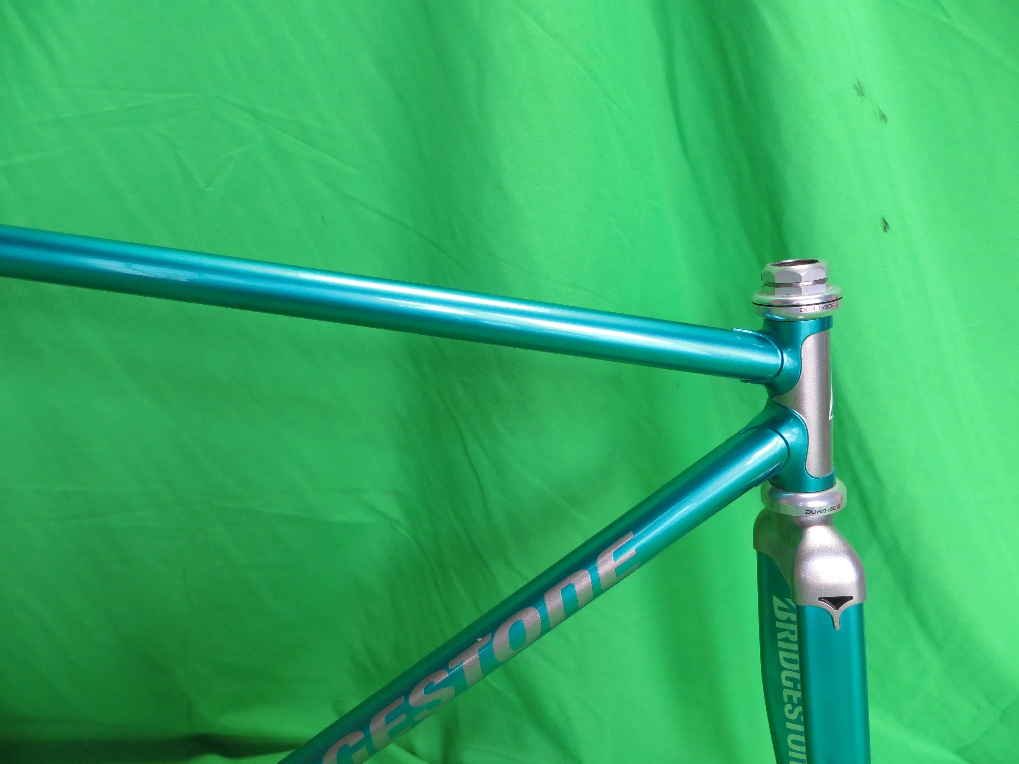 Bridgestone Columbus Max Fork // Light Blue Metallic / Silver Fade // 50.5cm