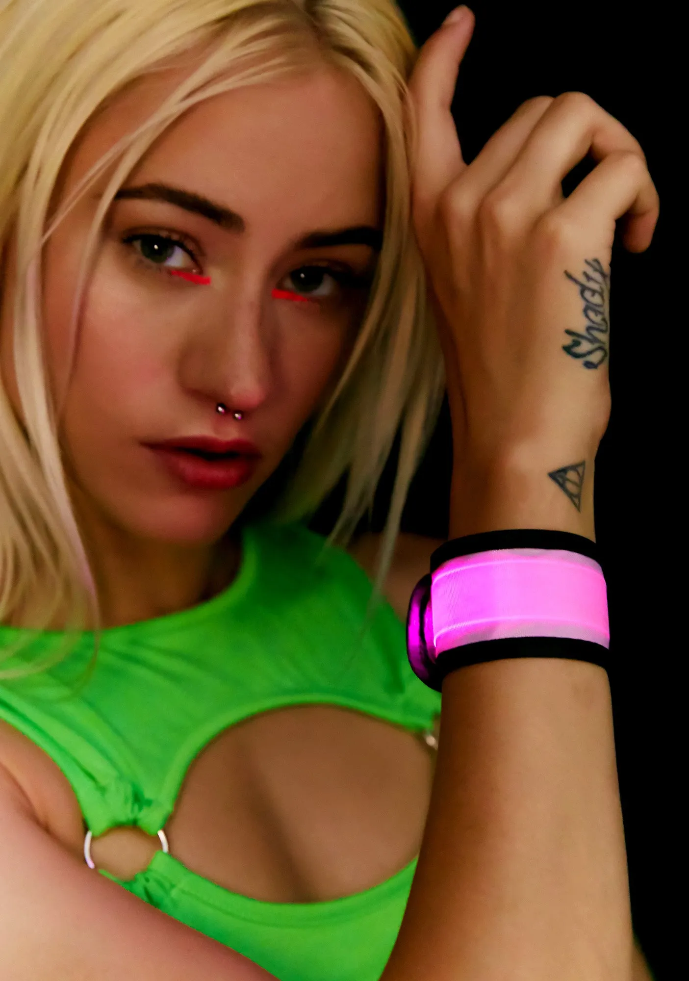 Candy Lite Brite Light Up Snap Bracelet