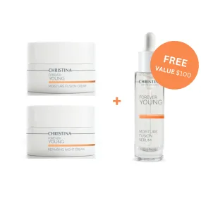 CHRISTINA Forever Young Day & Night   FREE Moisture Fusion Serum