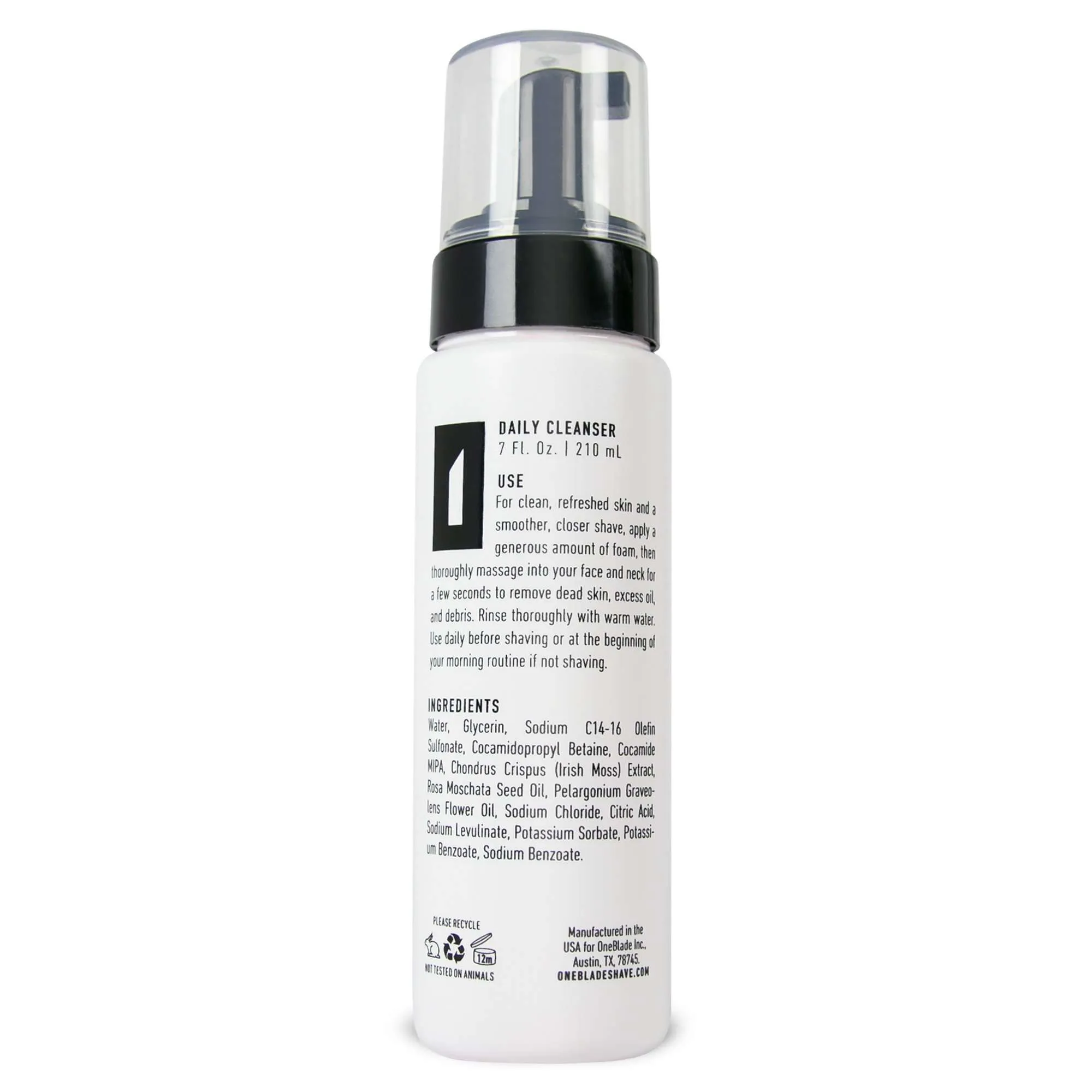 CLEANSE Foaming Facial Shaving Cleanser