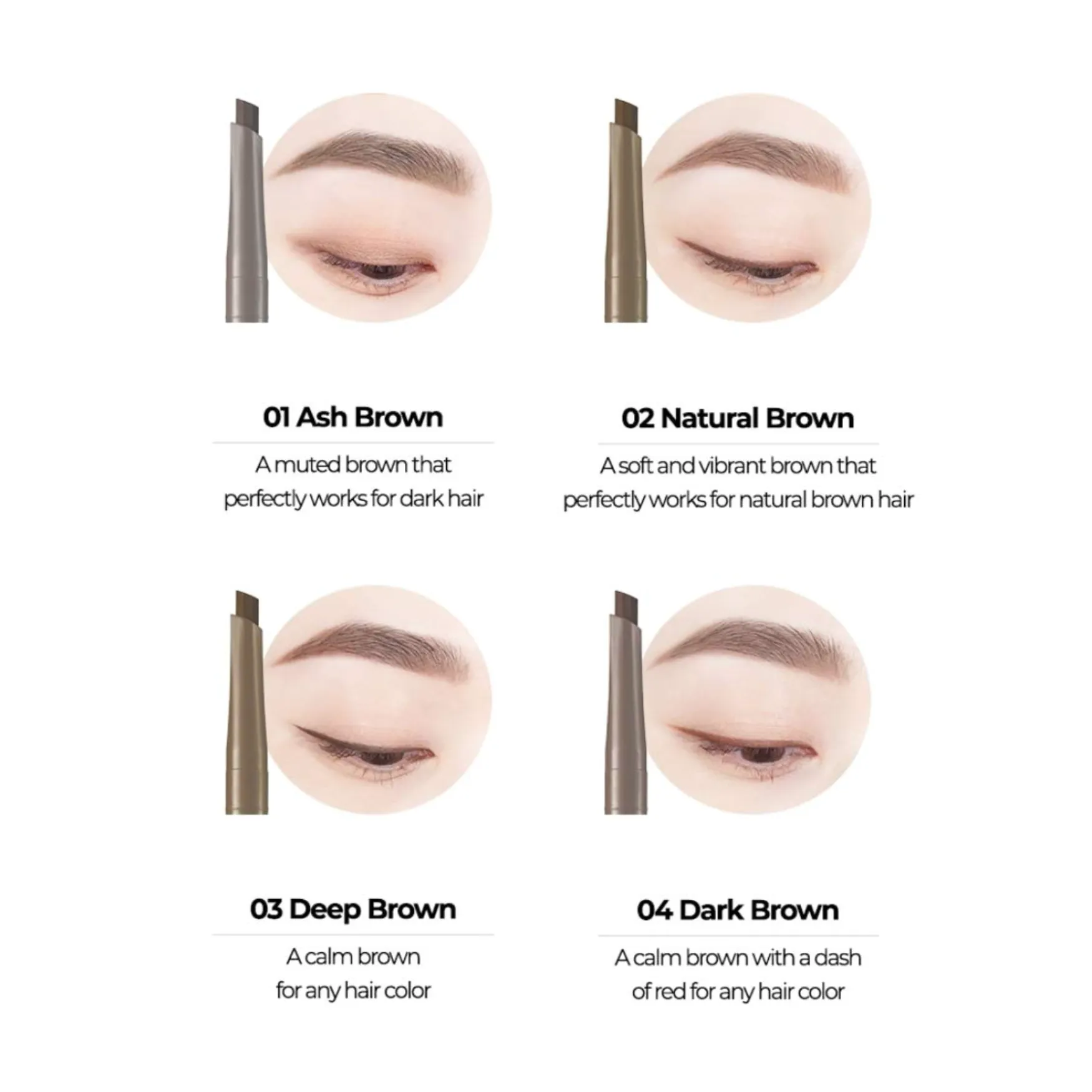 Colorgram Artist Formula Auto Brow Pencil (03 Deep Brown) 韩国Colorgram 艺术家配方自动眉筆 (03 深咖啡色)