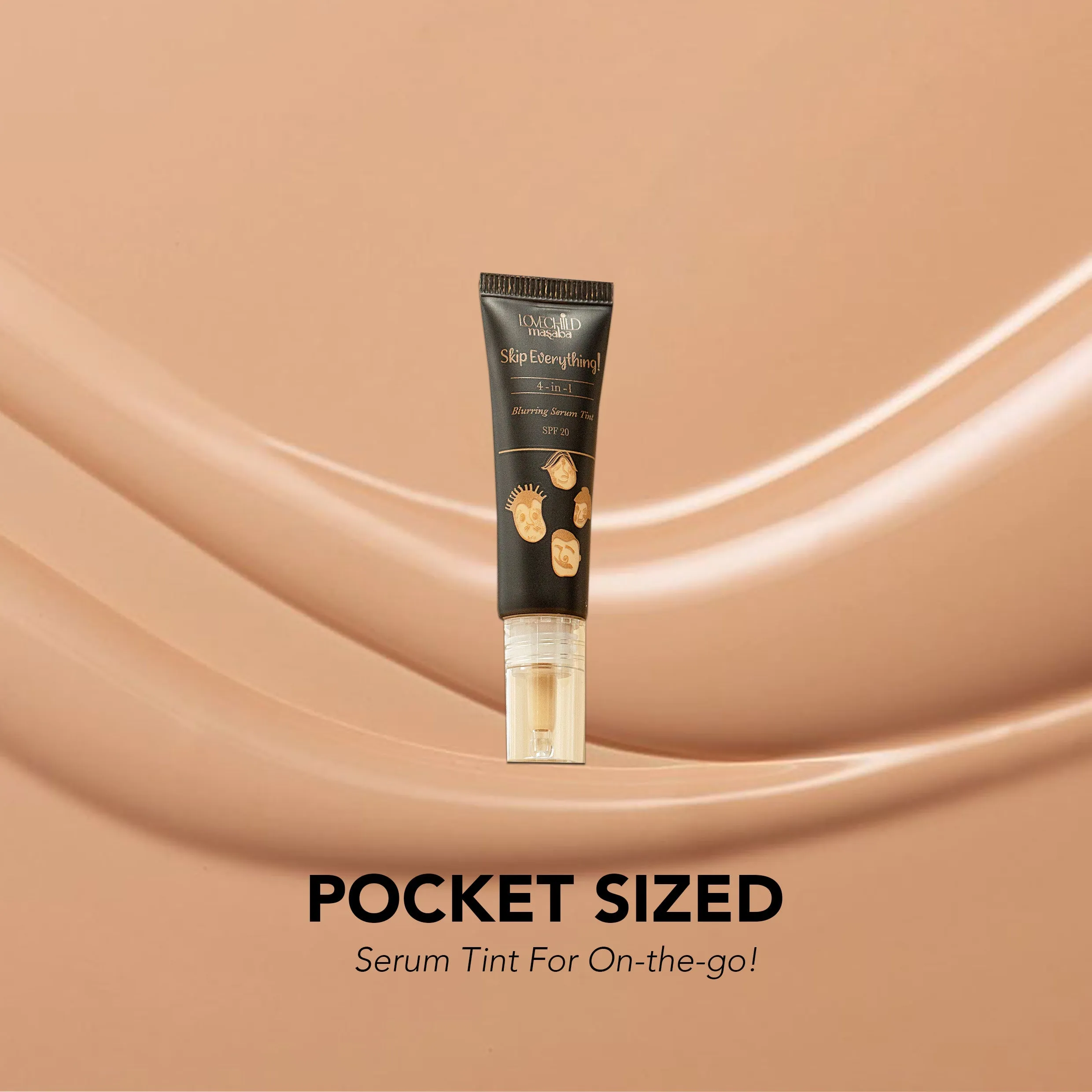 Delicate Darling- Skip Everything Blurring Serum Skin Tint  4-in-1 Benefits