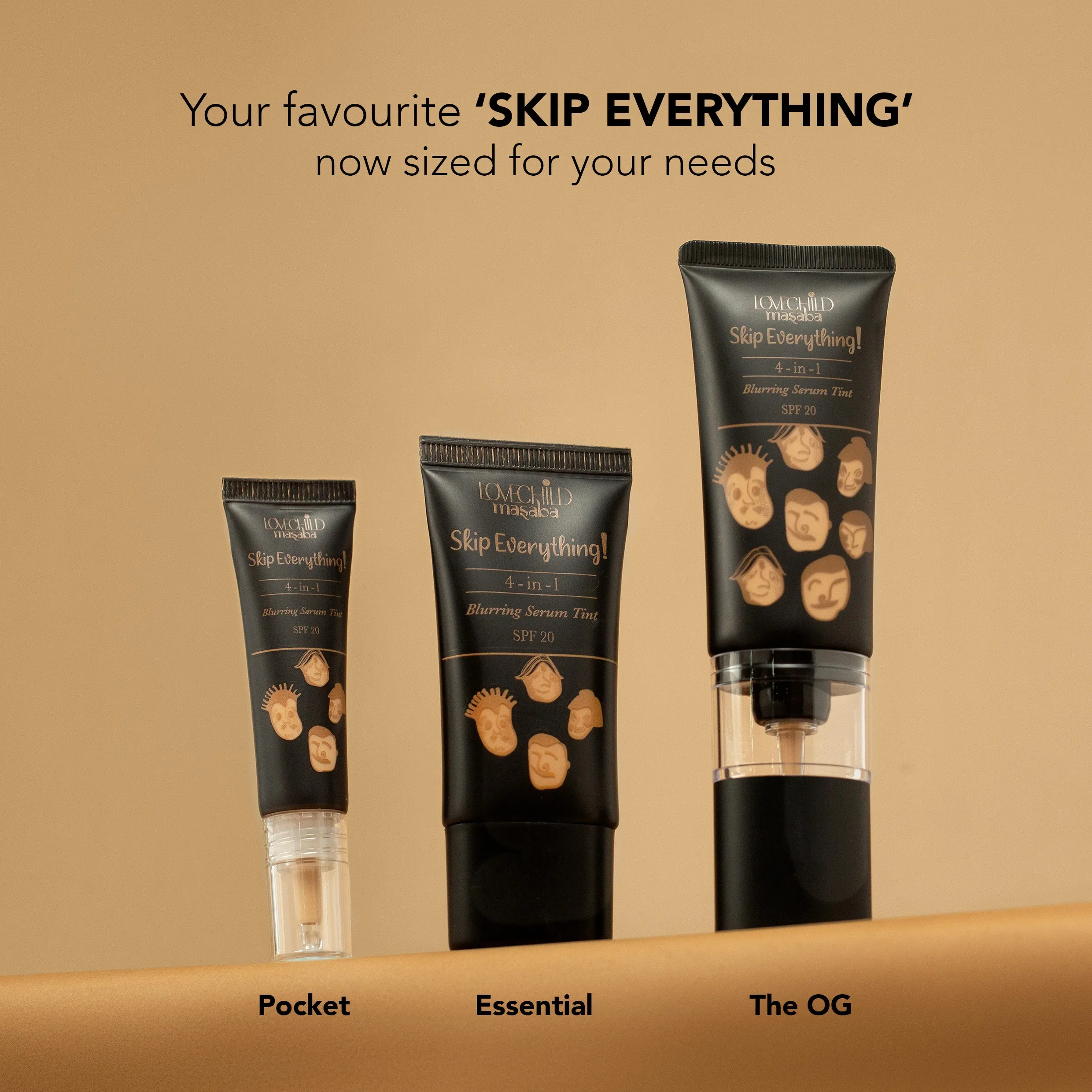Delicate Darling- Skip Everything Blurring Serum Skin Tint  4-in-1 Benefits