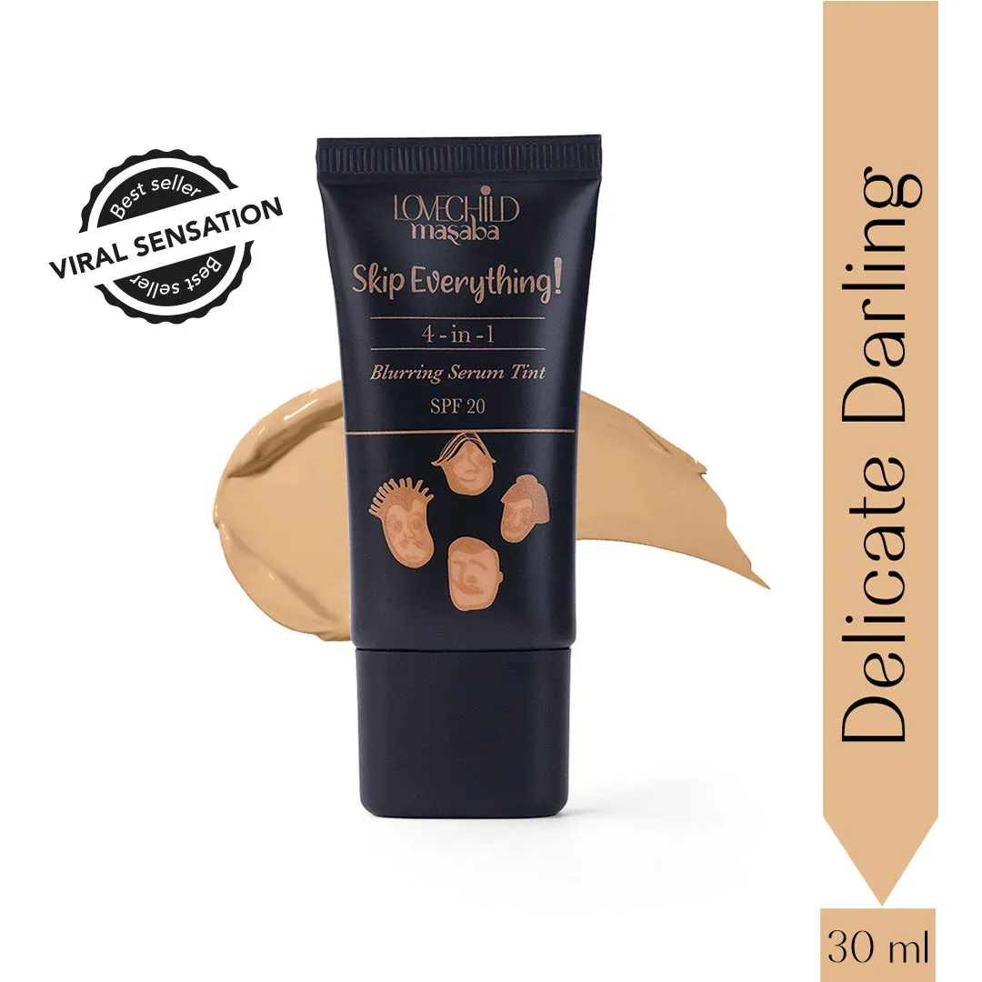 Delicate Darling- Skip Everything Blurring Serum Skin Tint  4-in-1 Benefits