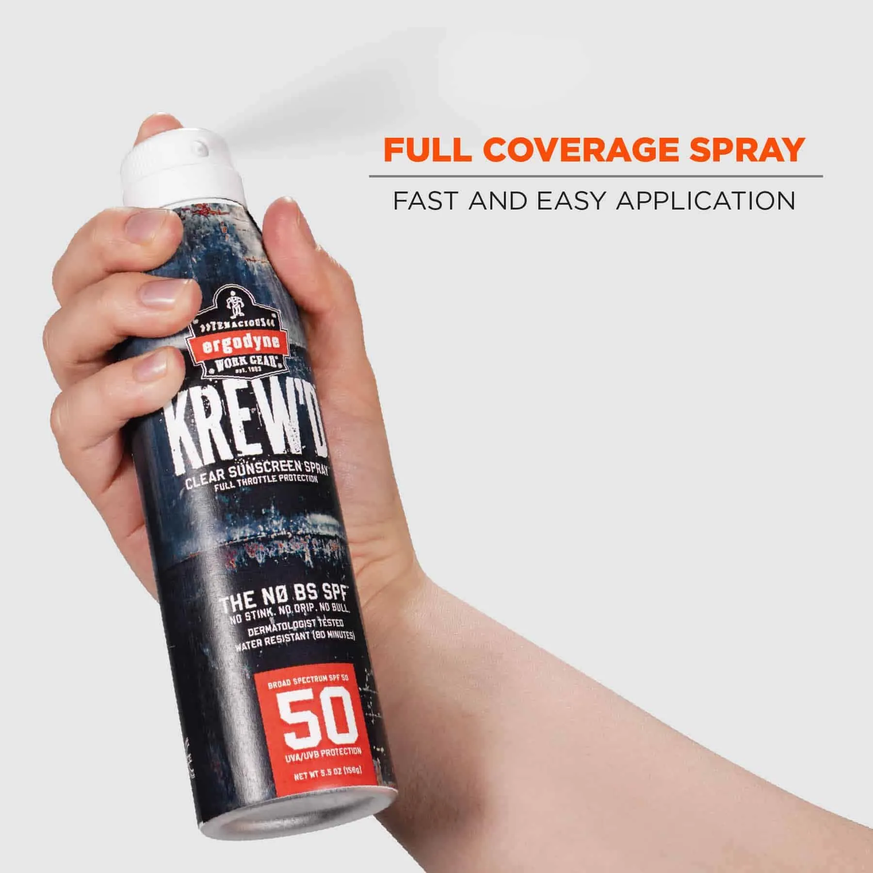 Ergodyne 16639 6353 12-pack SPF 50 5.5oz - SPF 50 Sunscreen Spray