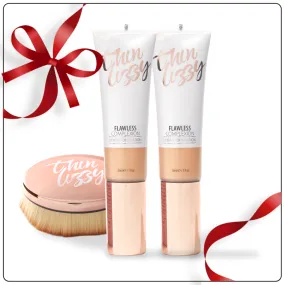 Flawless Complexion Liquid Foundation - Buy One Get One Free!   Free Blurring Brush