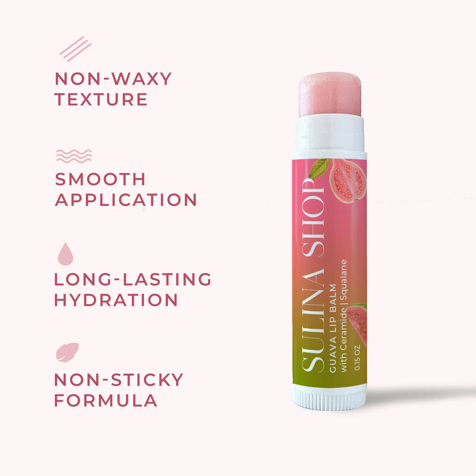 Guava Lip Balm with Ceramide
