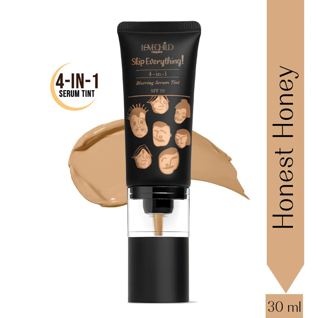 Honest Honey- Skip Everything Blurring Serum Skin Tint  4-in-1 Benefits
