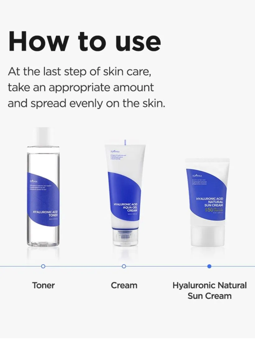 ISNTREE Hyaluronic Acid Natural Sun Cream
