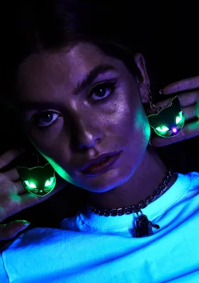 Light Up Cat Earrings