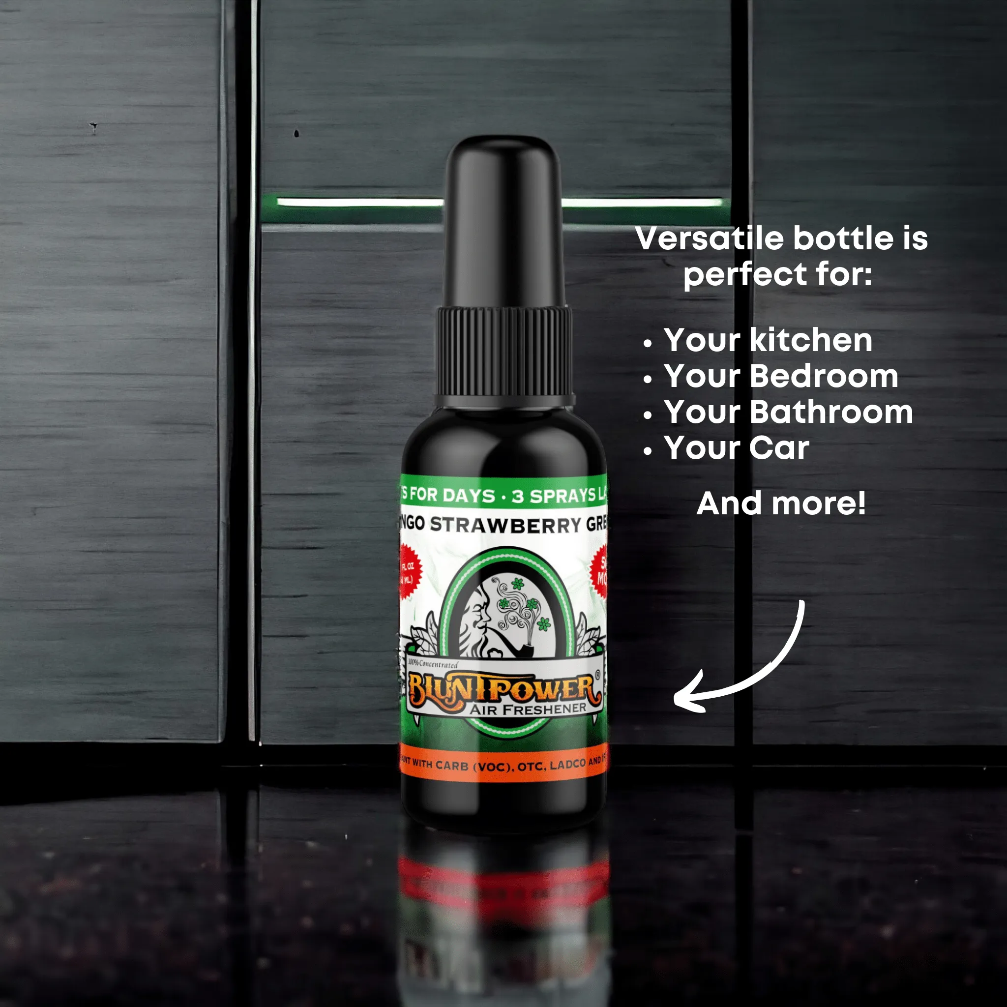 Mango Strawberry Green Air Freshener Spray