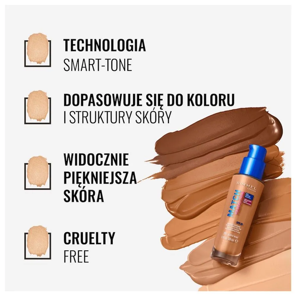 Match Perfection Foundation podkład dopasowujący się do cery 200 Soft Beige SPF20 30ml