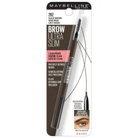 MAYBELLINE - Brow Ultra Slim Defining Eyebrow Pencil Black Brown - 0.003 oz (90 mg)
