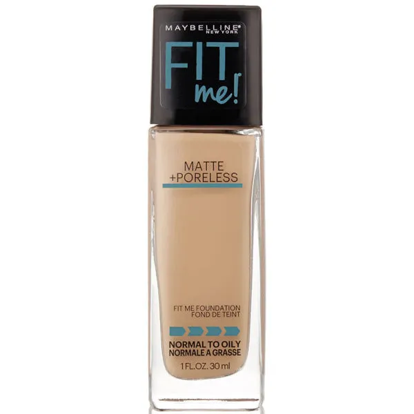 MAYBELLINE - Fit Me Matte   Poreless Foundation 120 Classic Ivory - 1 fl. oz. (30 ml)