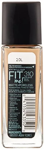 Maybelline New York Fit Me Foundation, 310 Sun Beige, 30ml