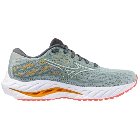 Mizuno Women&#x27;s Wave Inspire 20 Gray Mist/White/Dubarry | Buy Mizuno Women&#x27;s Wave Inspire 20 Gray Mist/White/Dubarry here | Outnorth