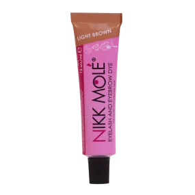 NIKK MOLÉ - Permanent dye for eyelashes and brows - Light brown