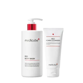 Red Face & Body Cleansing Set