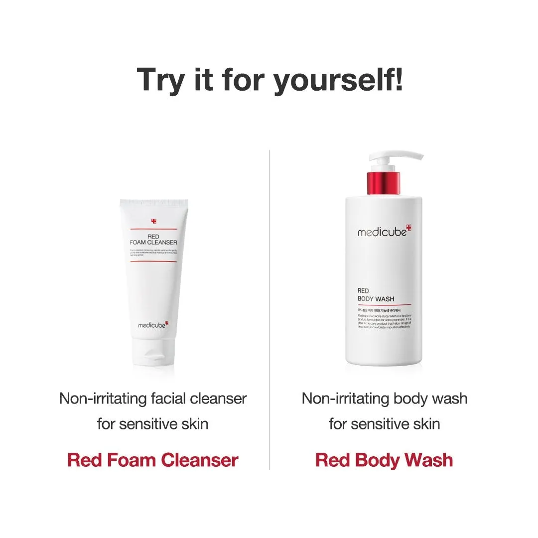 Red Face & Body Cleansing Set