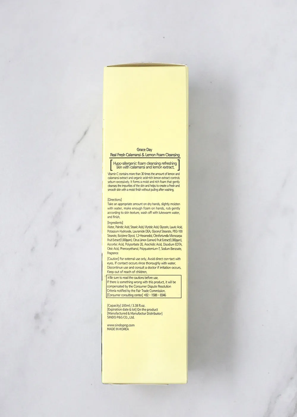 SINDO Graceday Fresh Calamansi & Lemon Foam Cleanser
