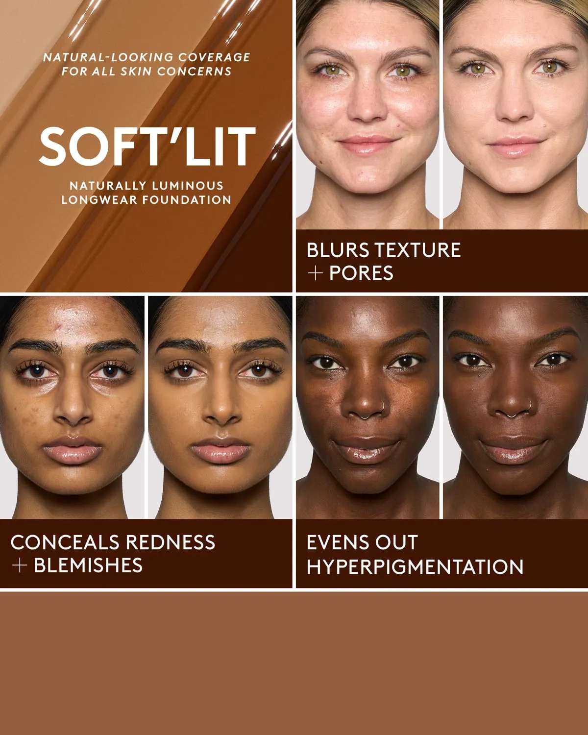 Soft'lit Naturally Luminous Longwear Foundation — 230