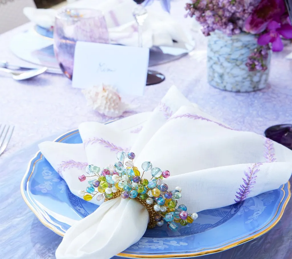 Spritz Napkin Rings, Set of 4