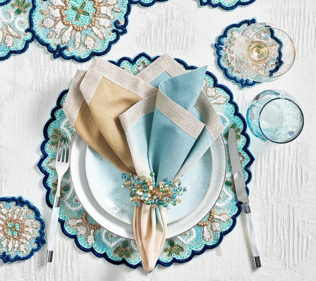 Spritz Napkin Rings, Set of 4