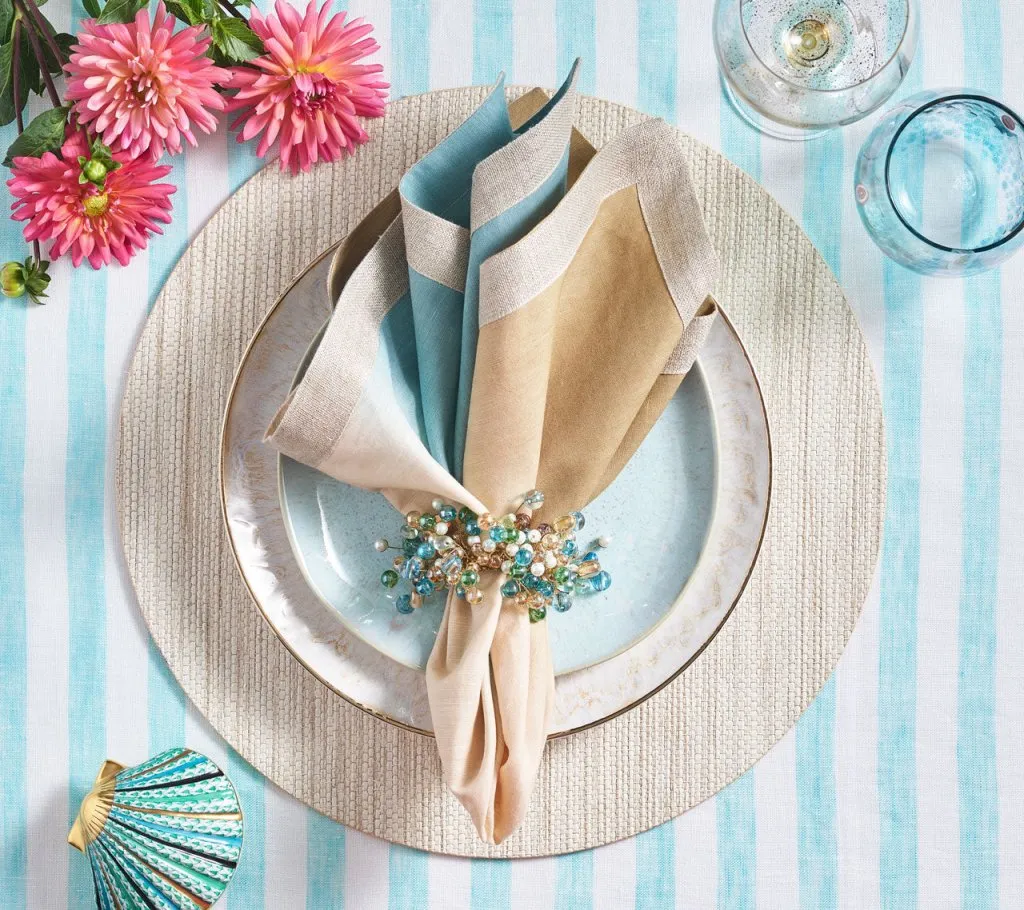Spritz Napkin Rings, Set of 4