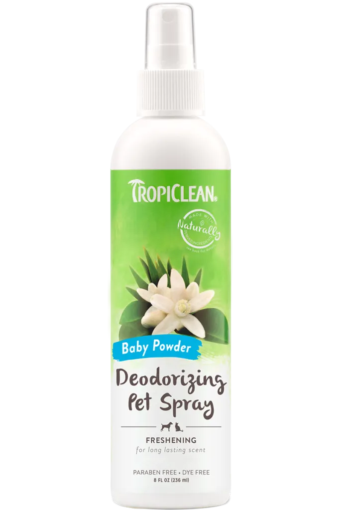 Tropiclean Baby Powder Deodorizing Pet Spray
