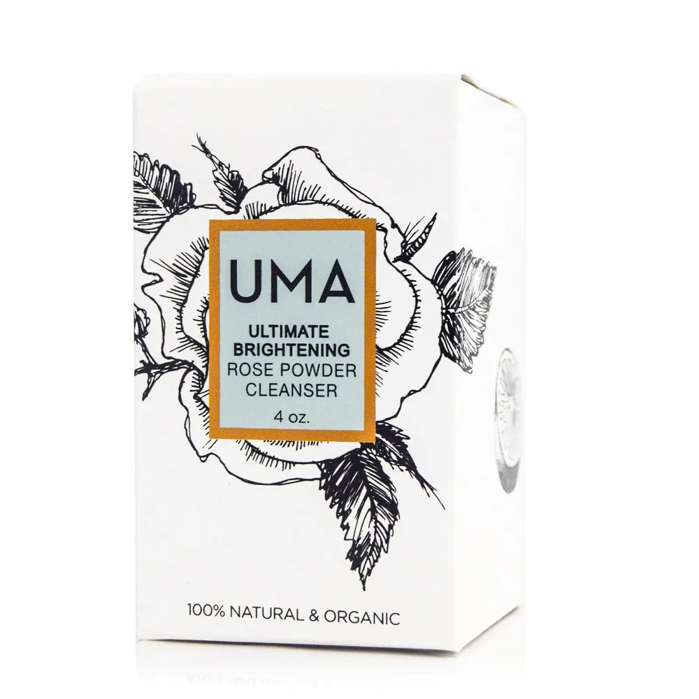 UMA Ultimate Brightening Rose Powder Cleanser
